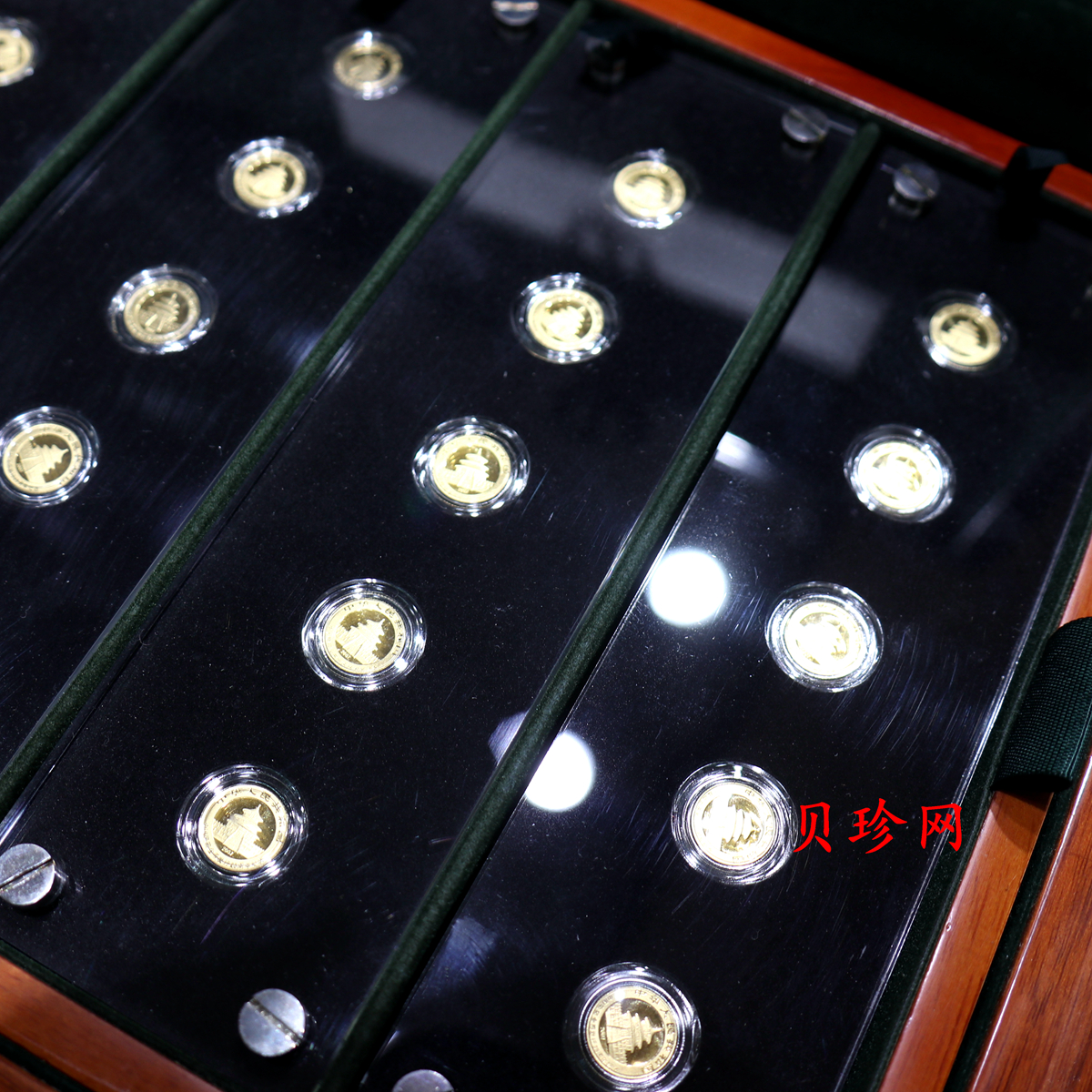 【079050】2007年中国熊猫金币发行25周年1/25盎司精制金币25枚一套