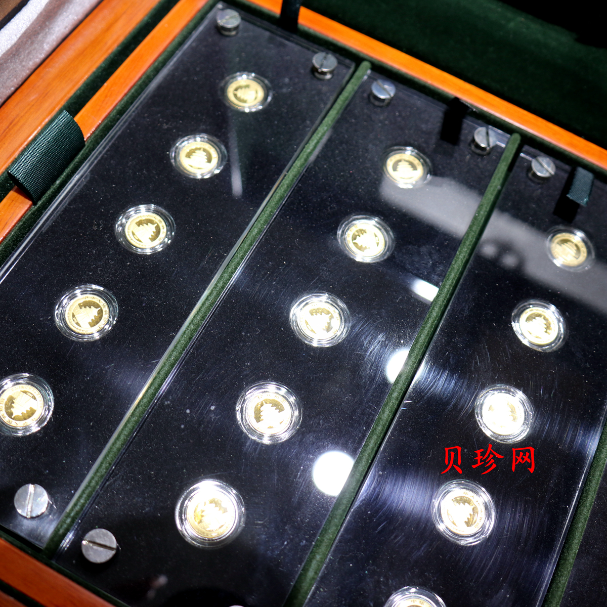 【079050】2007年中国熊猫金币发行25周年1/25盎司精制金币25枚一套