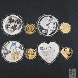 【179210】2017年吉祥文化纪念金银币8枚一套