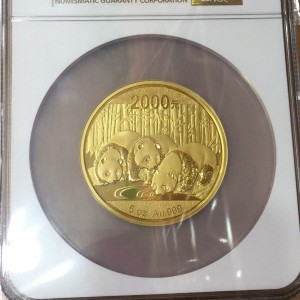 【130106】2013年熊猫5盎司精制金币