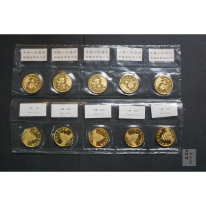 【963333】1996版熊猫金纪念币1/10盎司普制金币