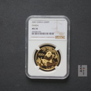 【070105】2007年熊猫1盎司普制金币