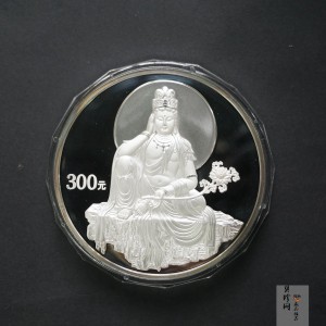 【040902】2004年观音银纪念币-观音像1公斤精制银币
