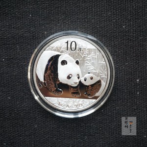 【101408】2011年熊猫1盎司普制银币