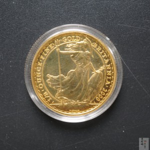 【009210】2000年英国不列颠普制金币17g