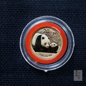 【101401】2011年熊猫1/20盎司普制金币