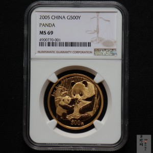 【050101】2005年熊猫1盎司普制金币