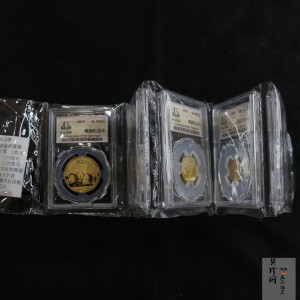 【139050】2013年熊猫普制金币5枚一套 