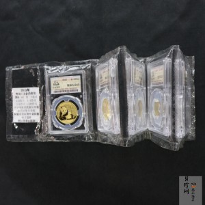 【159060】2015年熊猫普制金币5枚一套