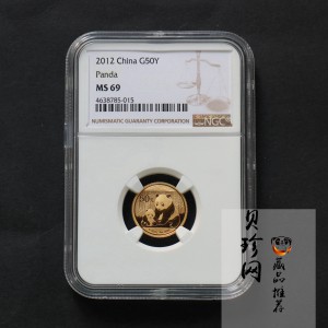 【120102】2012年熊猫1/10盎司普制金币