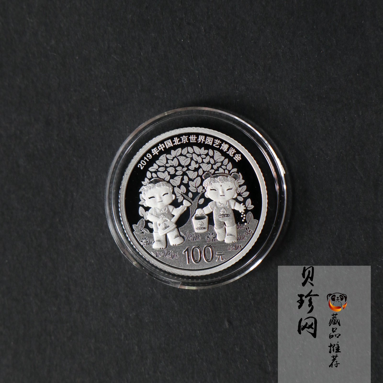 【190503】2019年中国北京世界园艺博览会贵金属纪念币3克圆形铂币