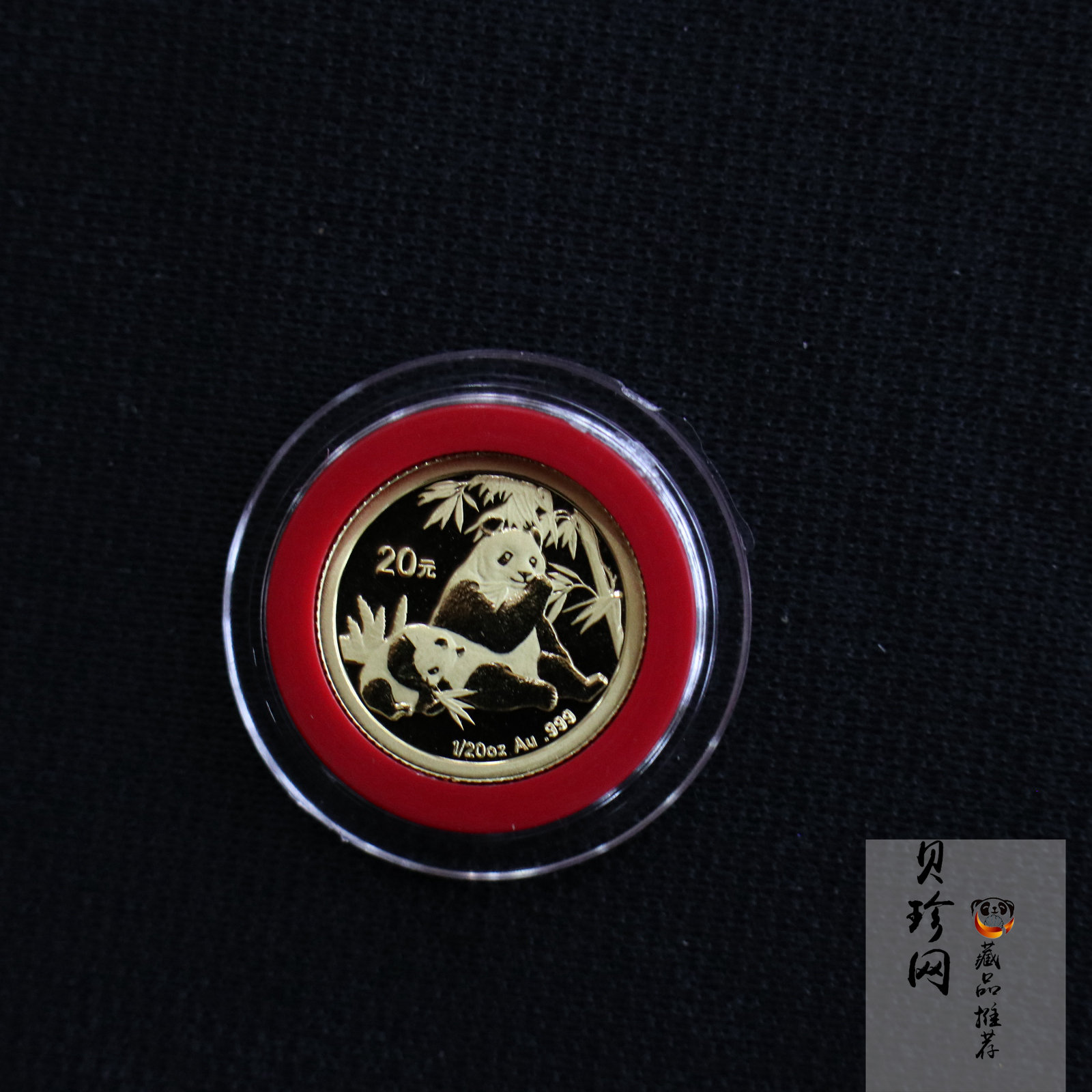 【070101】2007年熊猫1/20盎司普制金币