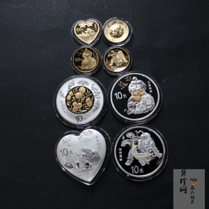 【169180】2016年吉祥文化（第二组）精制金银币8枚一套