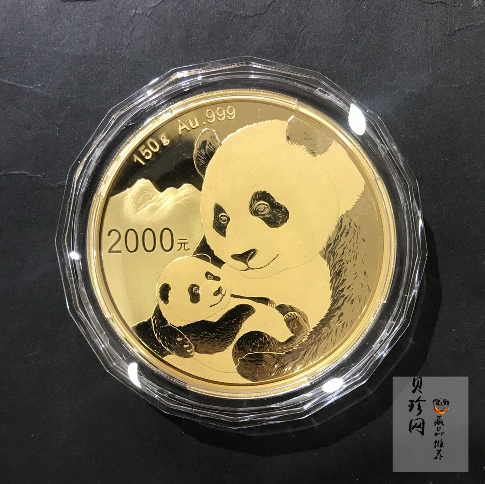 【190301】2019年熊猫150克精制金币