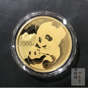 【190301】2019年熊猫150克精制金币