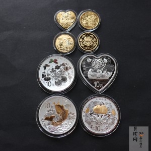 【159250】2015年吉祥文化精制金银币8枚一套