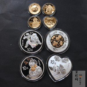 【169180】2016年吉祥文化（第二组）精制金银币8枚一套
