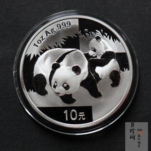 【080110】2008年熊猫1盎司普制银币