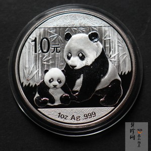 【120108】2012年熊猫1盎司普制银币