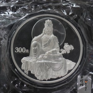 【040902】2004年观音银纪念币-观音像1公斤精制银币