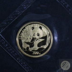 【050102】2005年熊猫1/2盎司普制金币