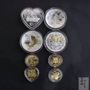 【159250】2015年吉祥文化精制金银币8枚一套