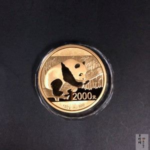【160108】2016年熊猫150克精制金币