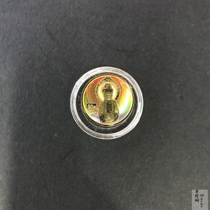 【040901】2004年观音金纪念币-白衣观音像1/10盎司幻彩精制金币