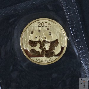 【090104】2009年熊猫1/2盎司普制金币