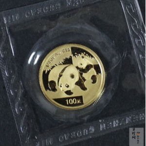 【080103】2008年熊猫1/4盎司普制金币