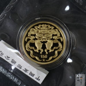 【030301】2003年中国民俗——春节金纪念币-春节吉祥装饰图1/3盎司精制金币