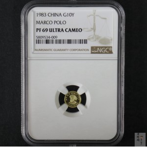 【830302】1983年马可·波罗1克精制金币