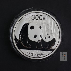 【101410】2011年熊猫1公斤精制银币