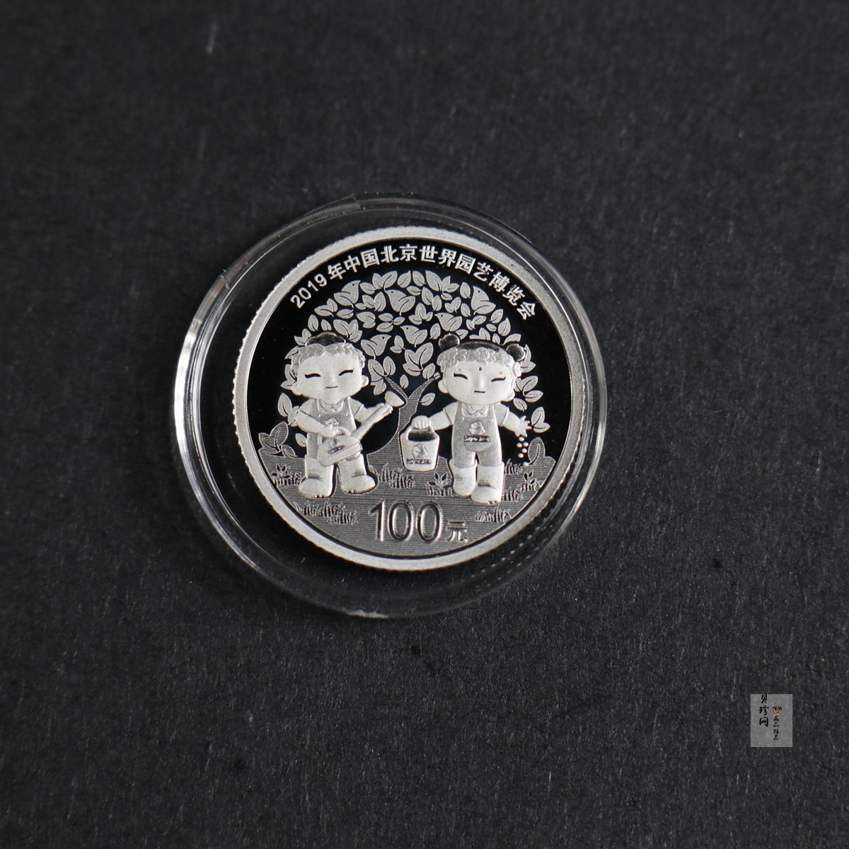 【190503】2019年中国北京世界园艺博览会贵金属纪念币3克圆形铂币