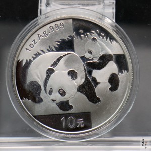 【080110】2008年熊猫1盎司普制银币