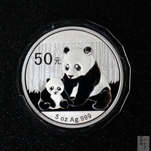 【120109】2012年熊猫5盎司精制银币