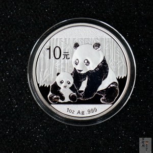 【120108】2012年熊猫1盎司普制银币
