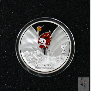 【089610】2008年北京奥运圣火登顶珠穆朗玛峰纪念1盎司银章