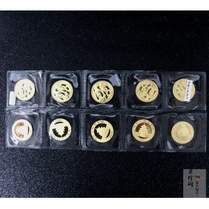 【220101】2022年熊猫贵金属纪念币30克圆形金币