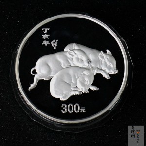 【061212】2007年丁亥猪年生肖1公斤精制银币
