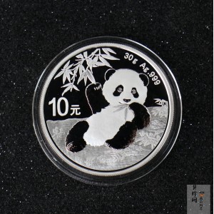 【200110】2020年熊猫30克普制银币