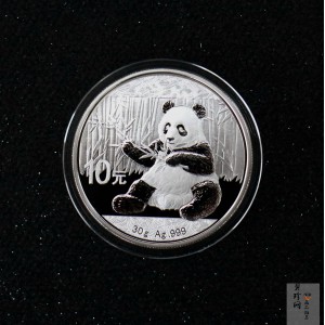 【170110】2017年熊猫30克普制银币