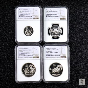 【809540】1980年中国奥林匹克委员会-加厚银套币