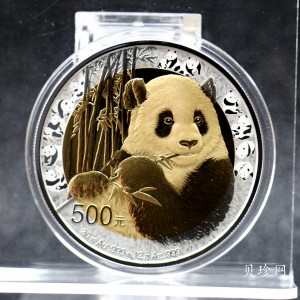 【170601】2017年中国熊猫金币发行35周年30克金+12克银精制双金属币