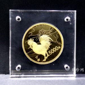 【161513】2017年丁酉（鸡）年生肖流通纪念币-雄鸡500克精制金币
