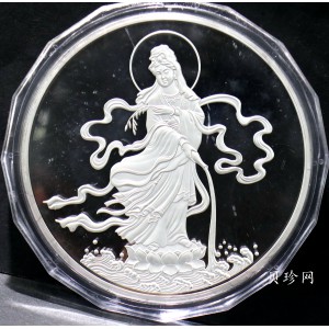 【089680】2008年华夏银行股份有限公司宁波分行 二周年纪念1000克银章