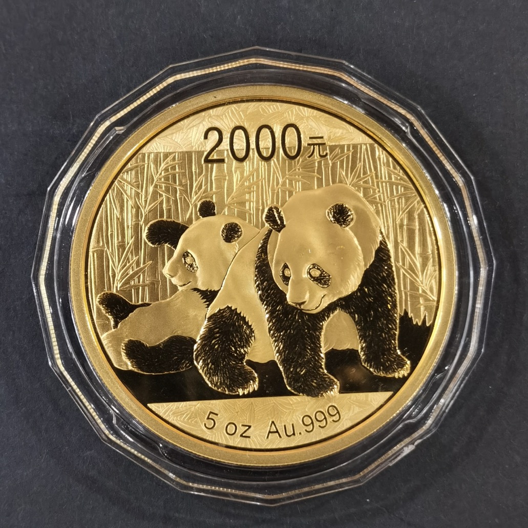 【100106】2010年熊猫5盎司精制金币