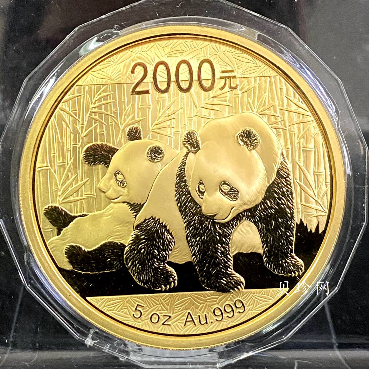 【100106】2010年熊猫5盎司精制金币