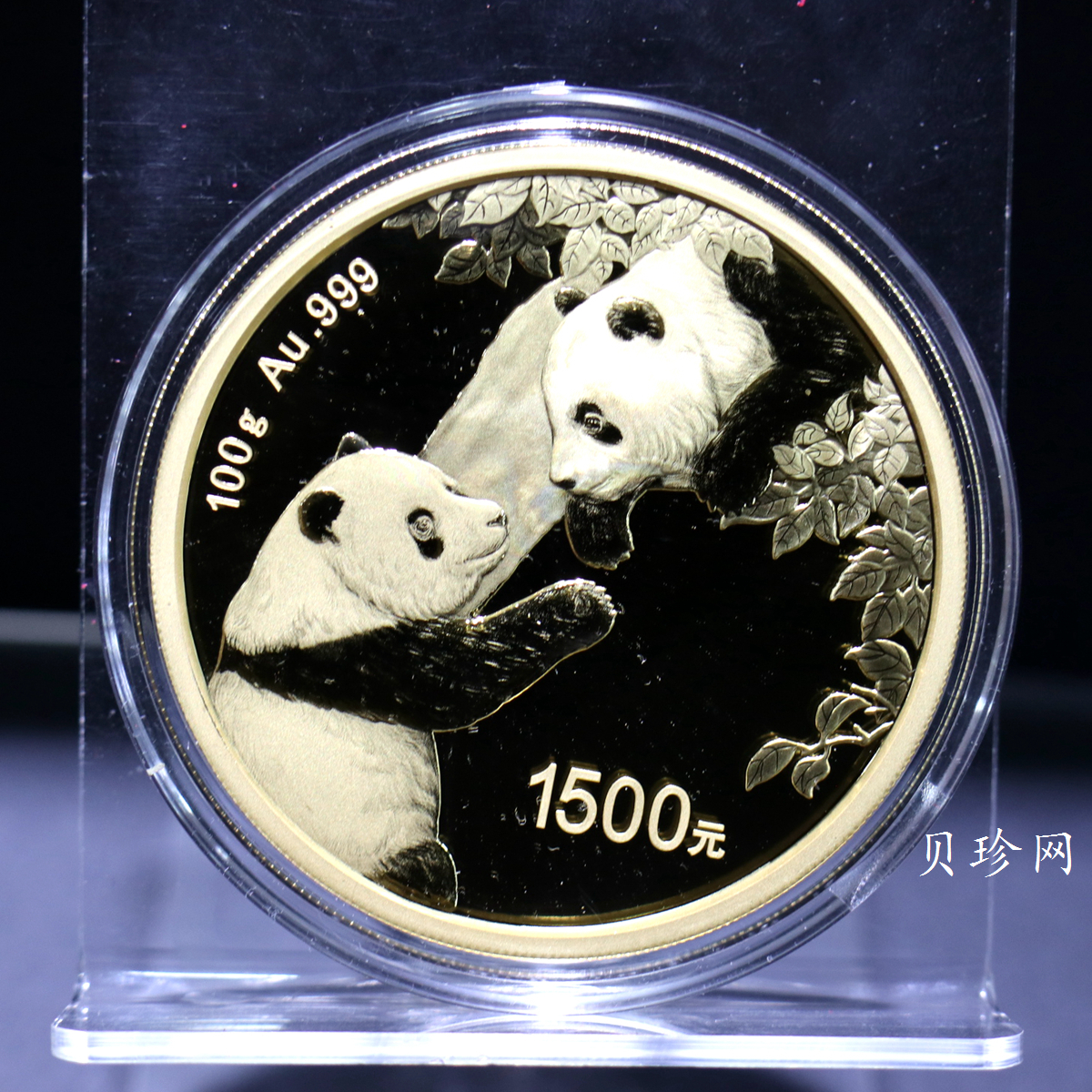 【230101】2023年熊猫100克精制金币