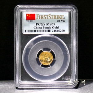【120101】2012年熊猫1/20盎司普制金币